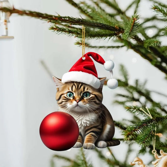 😻🎄 OZDOBY NA VIANOČNÝ STROMČEK V TVARE MAČKY